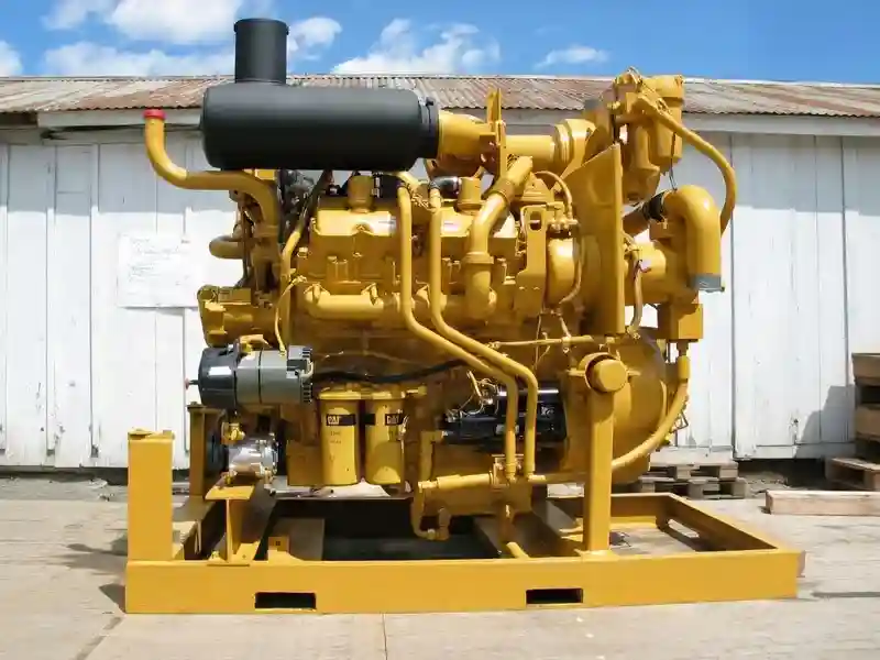 Component Rebuilding - yellow diesel engine