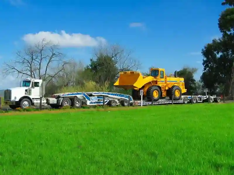 Equipment - heavy machines in field
